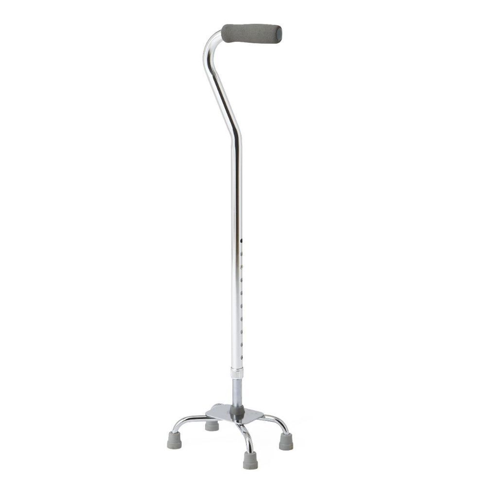 Medline Aluminum Small Base Quad Cane